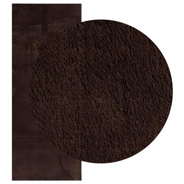 Grote foto vidaxl medium pile zachte en wasbare tapijt huarte bruin 200 x 80 cm huis en inrichting vloerbedekking en kleden
