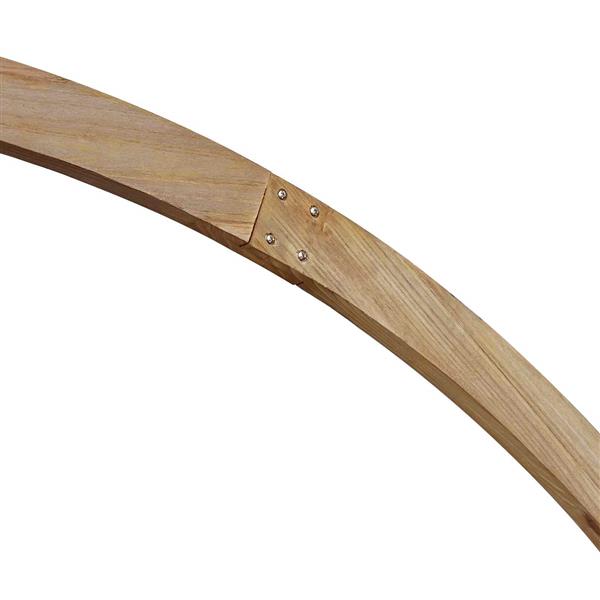 Grote foto vidaxl trouwrand licht bruin 224 x 80 x 220 cm massief vurenhout tuin en terras overige tuin en terras