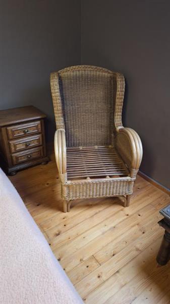 Grote foto zetel plus poef huis en inrichting fauteuils