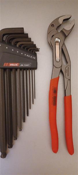 Grote foto nieuw handgereedschap set doe het zelf en verbouw handgereedschap