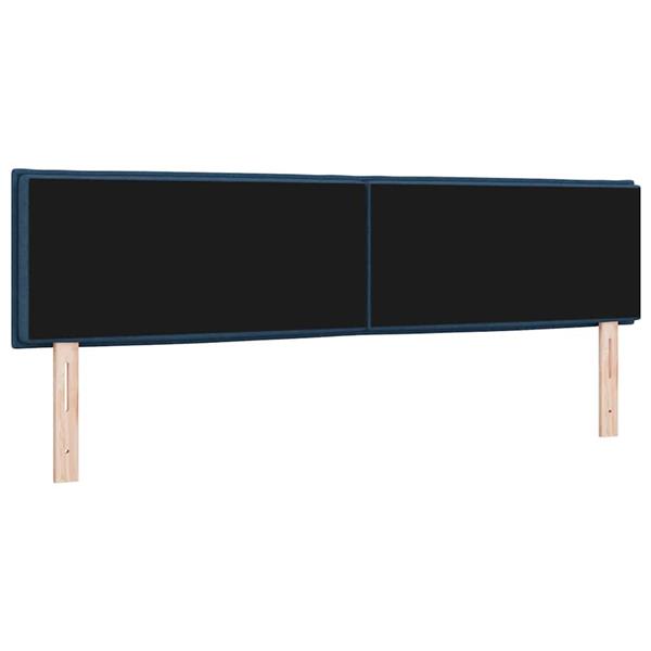 Grote foto vidaxl hoofdbord met hoofdeinde blauw 180 cm nep leer antiek en kunst stoelen en banken