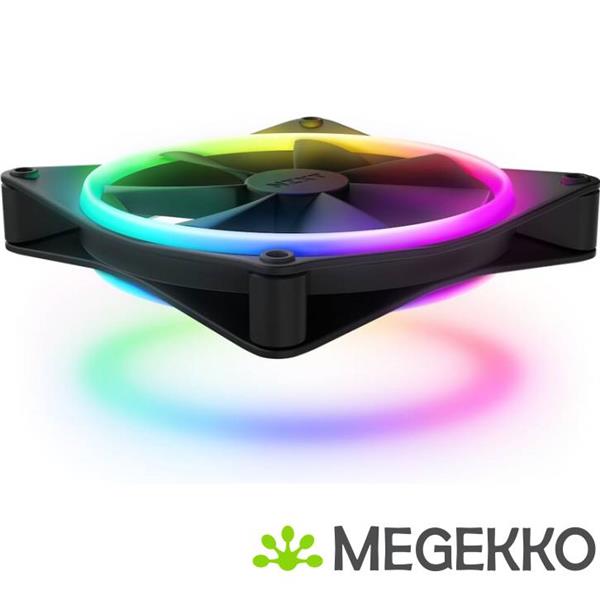 Grote foto nzxt f140 rgb duo 140mm rgb fan twin black computers en software overige computers en software