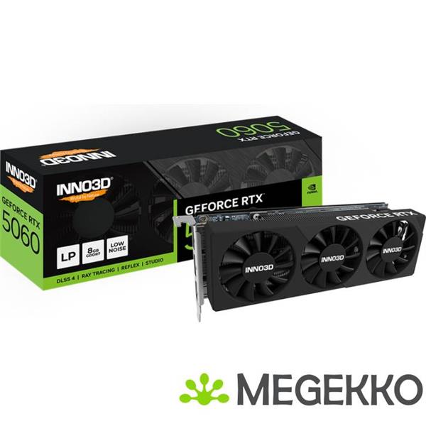 Grote foto inno3d geforce rtx 5060 nvidia 8 gb gddr7 computers en software videokaarten