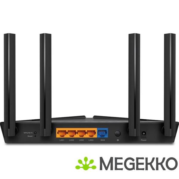 Grote foto tp link ex220 draadloze router gigabit ethernet dual band 2.4 ghz 5 ghz zwart computers en software netwerkkaarten routers en switches