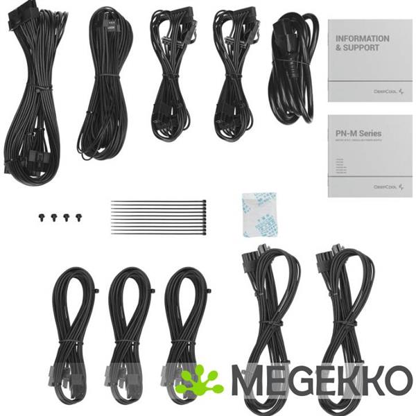 Grote foto deepcool pn850m power supply unit 850 w 20 4 pin atx atx zwart computers en software overige