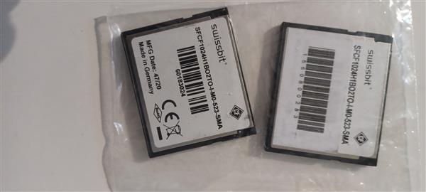 Grote foto 2 swissbit compact flashcards 1gb computers en software geheugens