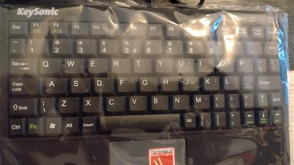 Grote foto keysonic qwerty toetsenbord mini nieuw computers en software toetsenborden