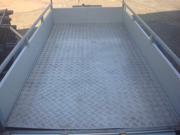 Grote foto aluminium traanplaat aanhanger aanhangerbodem auto diversen gereedschap