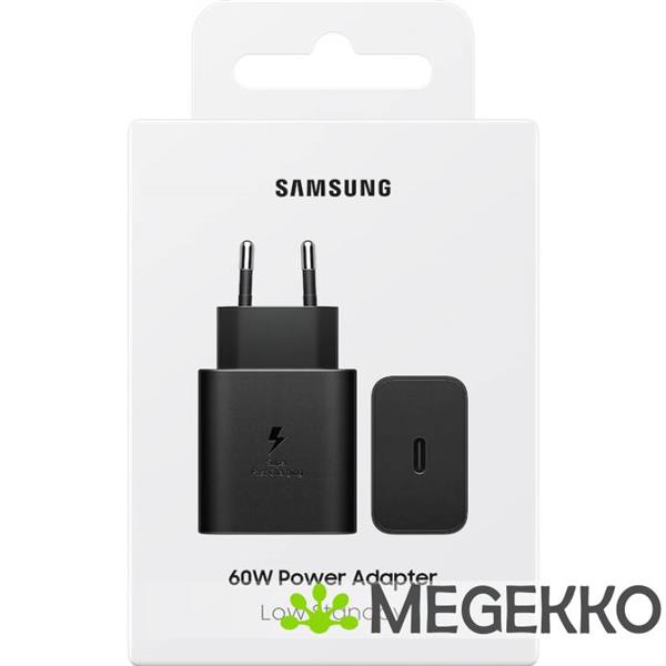 Grote foto samsung ep t6010nbegww oplader voor mobiele apparatuur laptop smartphone tablet zwart ac snel opla computers en software overige