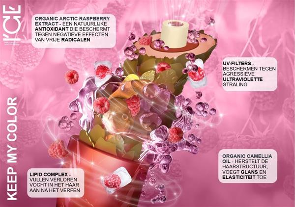 Grote foto ice professional keep my color shampoo 250ml kleding dames sieraden