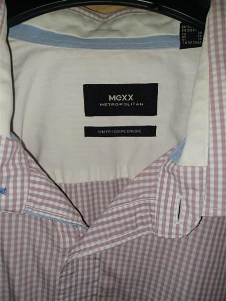 Grote foto hemd mexx roos en wit maat xl als nieuw kleding heren overhemden