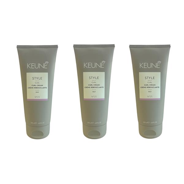 Grote foto keune 3 x style curl cream 200 ml kleding dames sieraden