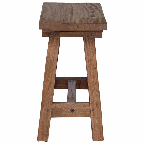 Grote foto vidaxl bank naturel 50 5 x 25 x 47 5 cm massief mahoniehout huis en inrichting overige huis en inrichting