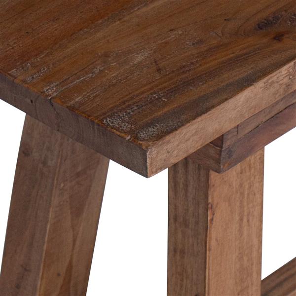 Grote foto vidaxl bank naturel 50 5 x 25 x 47 5 cm massief mahoniehout huis en inrichting overige huis en inrichting