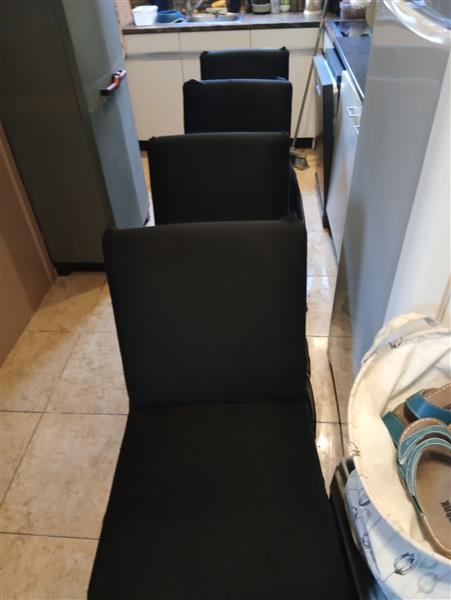 Grote foto 4 stoelen op wieltjes huis en inrichting stoelen