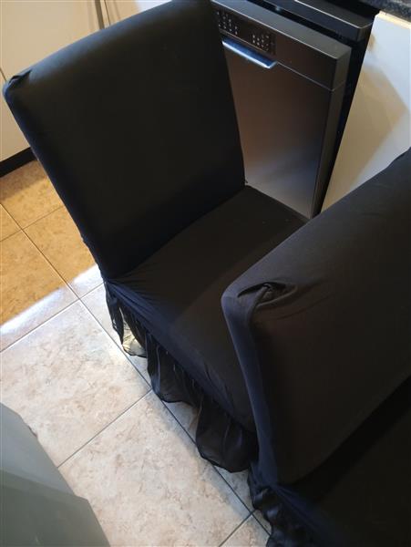 Grote foto 4 stoelen op wieltjes huis en inrichting stoelen