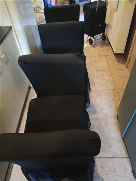 Grote foto 4 stoelen op wieltjes huis en inrichting stoelen