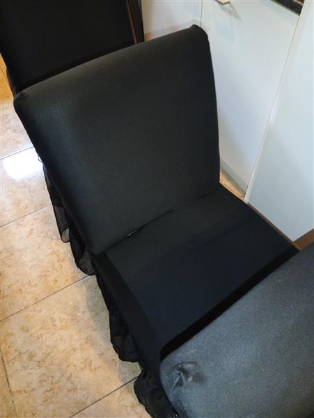 Grote foto 4 stoelen op wieltjes huis en inrichting stoelen