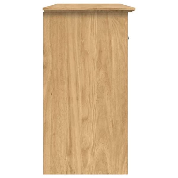 Grote foto vidaxl dressoir bodo honingbruin 115 5 x 44 x 80 cm bewerkt hout huis en inrichting overige