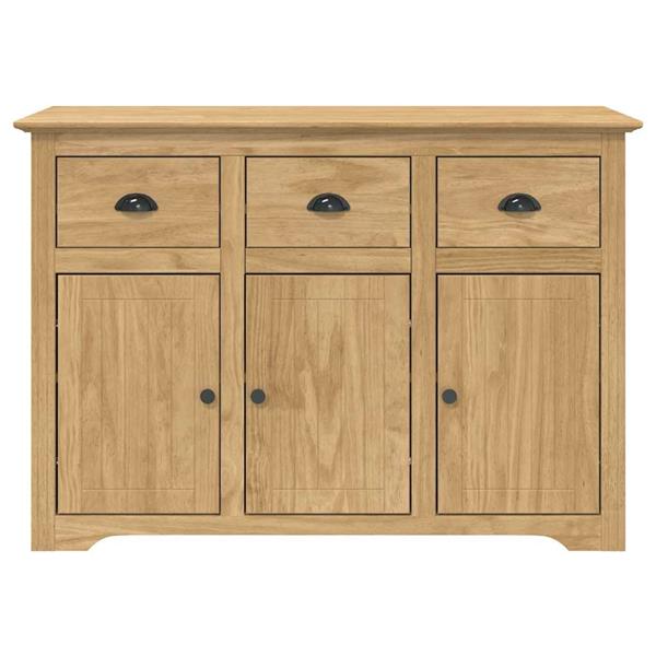 Grote foto vidaxl dressoir bodo honingbruin 115 5 x 44 x 80 cm bewerkt hout huis en inrichting overige