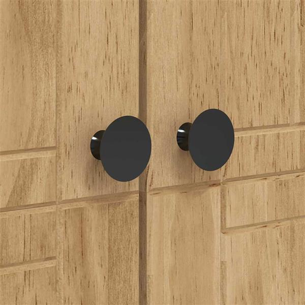 Grote foto vidaxl kledingkast bodo honingbruin 53 5 x 99 x 173 cm bewerkt hout huis en inrichting overige