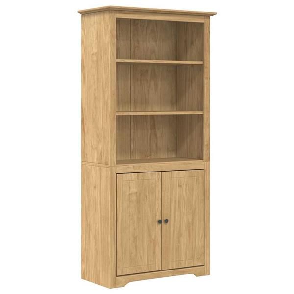 Grote foto vidaxl boekenkast bodo honingbruin 82 x 40 x 173 cm bewerkt hout huis en inrichting overige