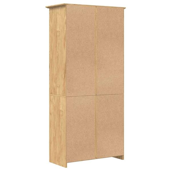 Grote foto vidaxl boekenkast bodo honingbruin 82 x 40 x 173 cm bewerkt hout huis en inrichting overige