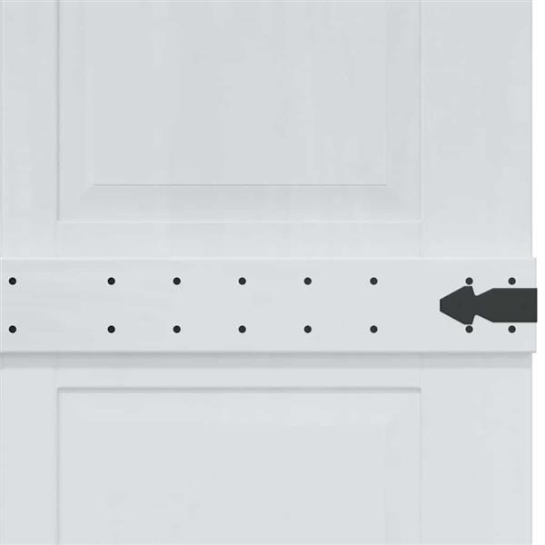 Grote foto vidaxl deur corona wit 100 x 210 cm bewerkt hout doe het zelf en verbouw deuren en horren