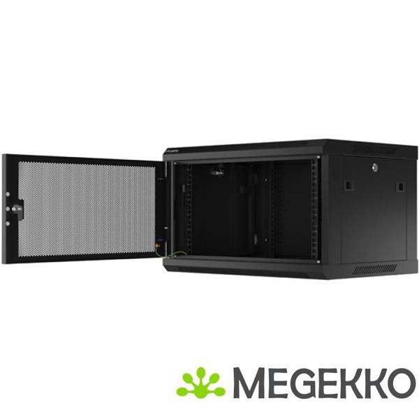 Grote foto lanberg wf01 6406 23b rack 6u wandrek zwart computers en software behuizingen en kasten