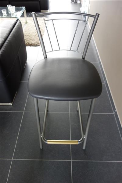 Grote foto barstoel 4 stuks grijs huis en inrichting stoelen