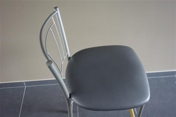 Grote foto barstoel 4 stuks grijs huis en inrichting stoelen