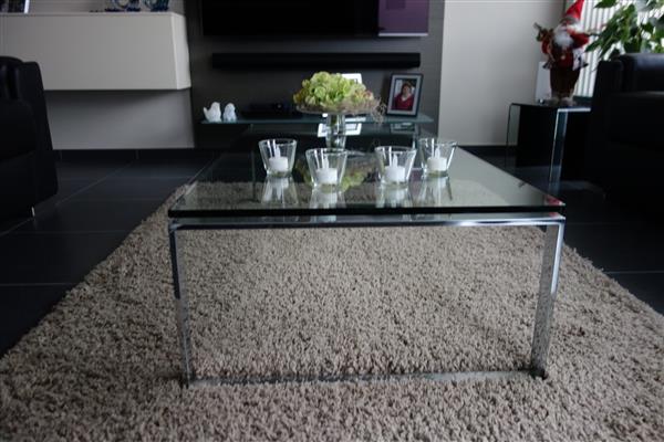 Grote foto glazen salontafel of bijzettafel huis en inrichting salontafels