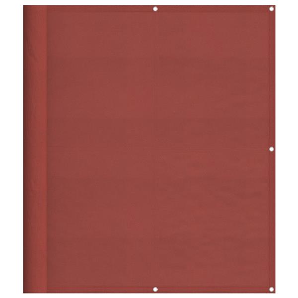 Grote foto vidaxl balkonscherm terracotta 120x1000 cm 100 polyester oxford tuin en terras overige tuin en terras