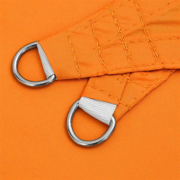 Grote foto vidaxl zonneschermdoek oranje 2x2x2 m 100 polyester oxford tuin en terras overige tuin en terras