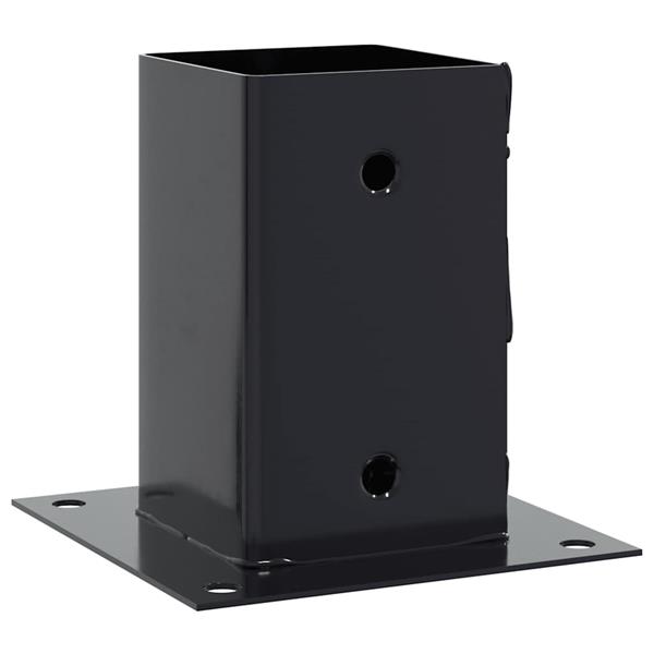 Grote foto vidaxl spokkels vierkant 12 st 91x91 mm antraciet staal gepoedercoat tuin en terras overige tuin en terras