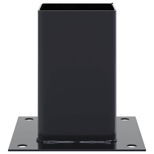 Grote foto vidaxl spokkels vierkant 12 st 91x91 mm antraciet staal gepoedercoat tuin en terras overige tuin en terras