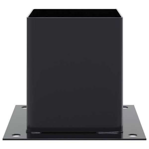 Grote foto vidaxl paonderstellen vierkant 4 st 121x121 mm gepoedercoat staal tuin en terras overige tuin en terras