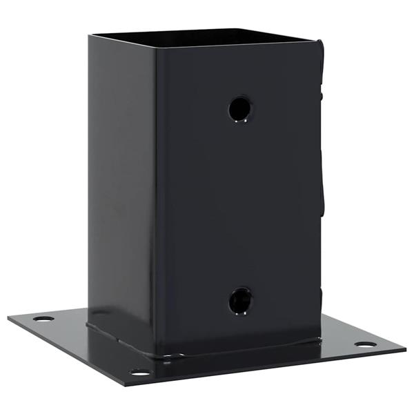 Grote foto vidaxl paaldonderstellen vierkant 12 st gepoedercoat staal antraciet tuin en terras overige tuin en terras