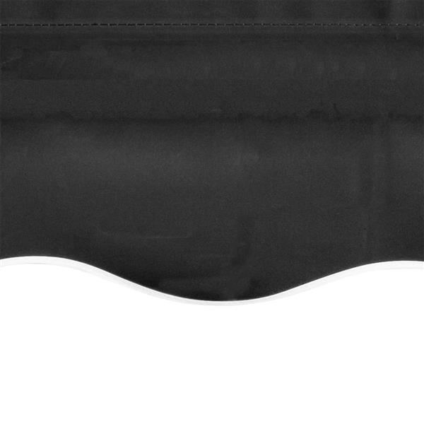 Grote foto vidaxl luifeldoek 350x250 cm canvas antraciet tuin en terras overige tuin en terras