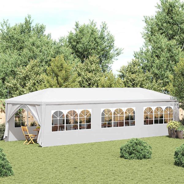 Grote foto vidaxl partytent 3x9 m wit tuin en terras overige tuin en terras