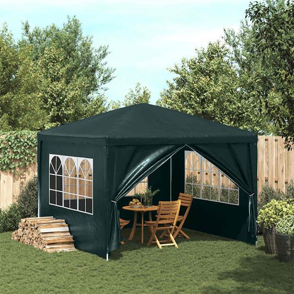 Grote foto vidaxl partytent 3x3 m groen tuin en terras overige tuin en terras