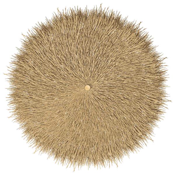 Grote foto vidaxl parasol van bamboe met dak van bananenbladeren 210 cm tuin en terras overige tuin en terras