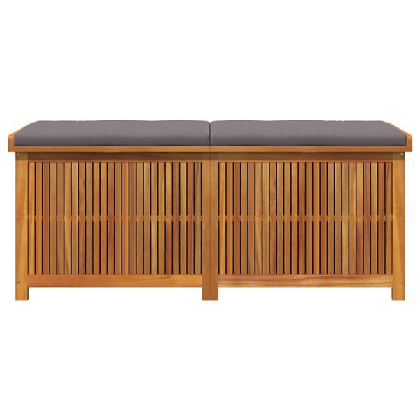 Grote foto vidaxl kussenbox voor buiten 150x50x60 5 cm massief acaciahout tuin en terras overige tuin en terras
