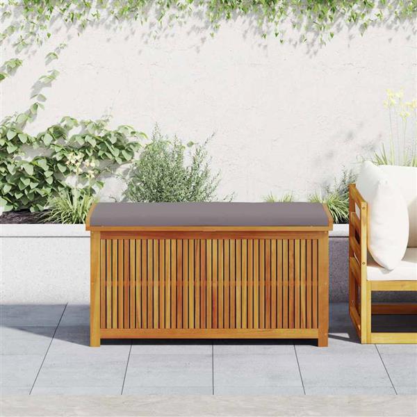 Grote foto vidaxl opbergbox voor buiten 113x50x60 5 cm massief acaciahout tuin en terras overige tuin en terras