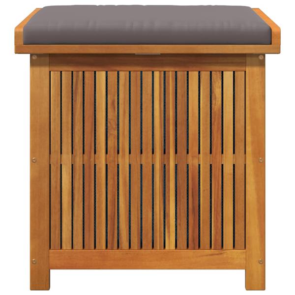 Grote foto vidaxl kussenbox voor buiten 60x50x61 cm massief acaciahout tuin en terras overige tuin en terras