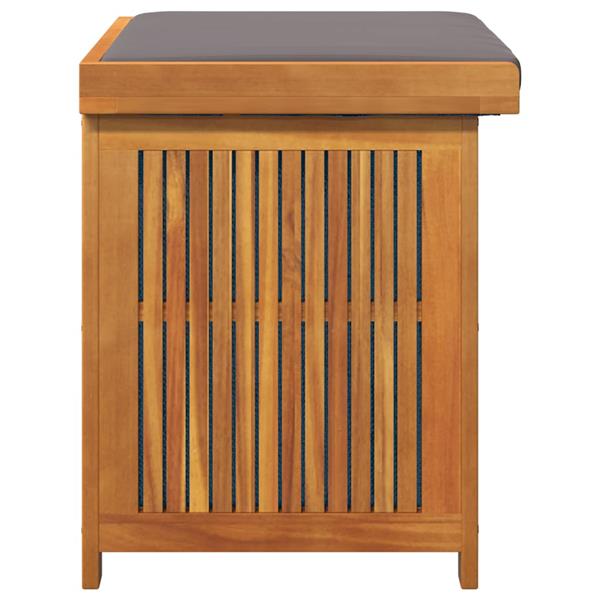 Grote foto vidaxl kussenbox voor buiten 60x50x61 cm massief acaciahout tuin en terras overige tuin en terras