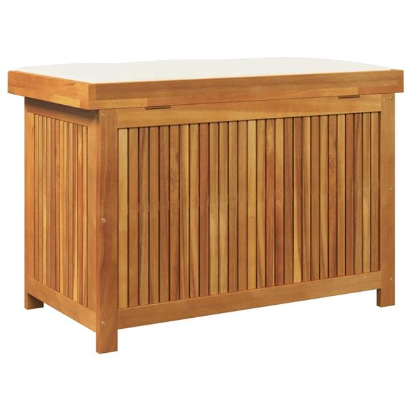 Grote foto vidaxl kussenbox voor buiten 90x50x60 5 cm massief acaciahout tuin en terras overige tuin en terras
