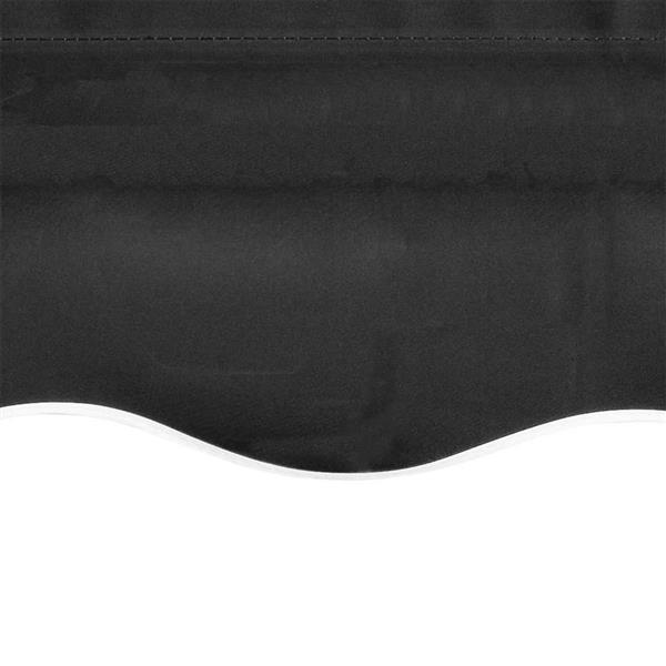 Grote foto vidaxl luifeldoek 300x250 cm canvas antraciet tuin en terras overige tuin en terras