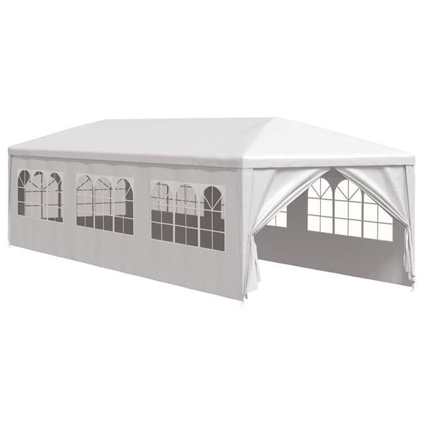 Grote foto vidaxl partytent 3x9 m wit tuin en terras overige tuin en terras