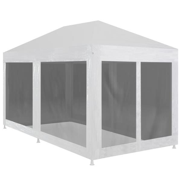 Grote foto vidaxl partytent met 6 mesh zijwanden 6x3 m tuin en terras overige tuin en terras
